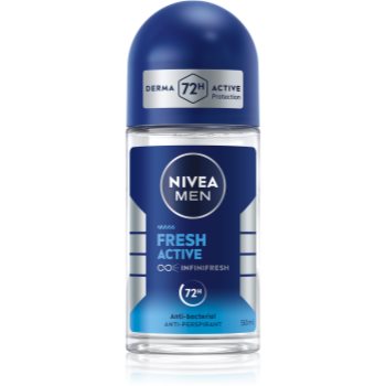 NIVEA MEN Fresh Active deodorant roll-on antiperspirant pentru barbati - imagine 2